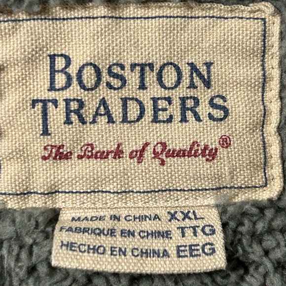 Boston traders men’s XXL polar fleece plaid jacket with quilted lines - Picture 6 of 13